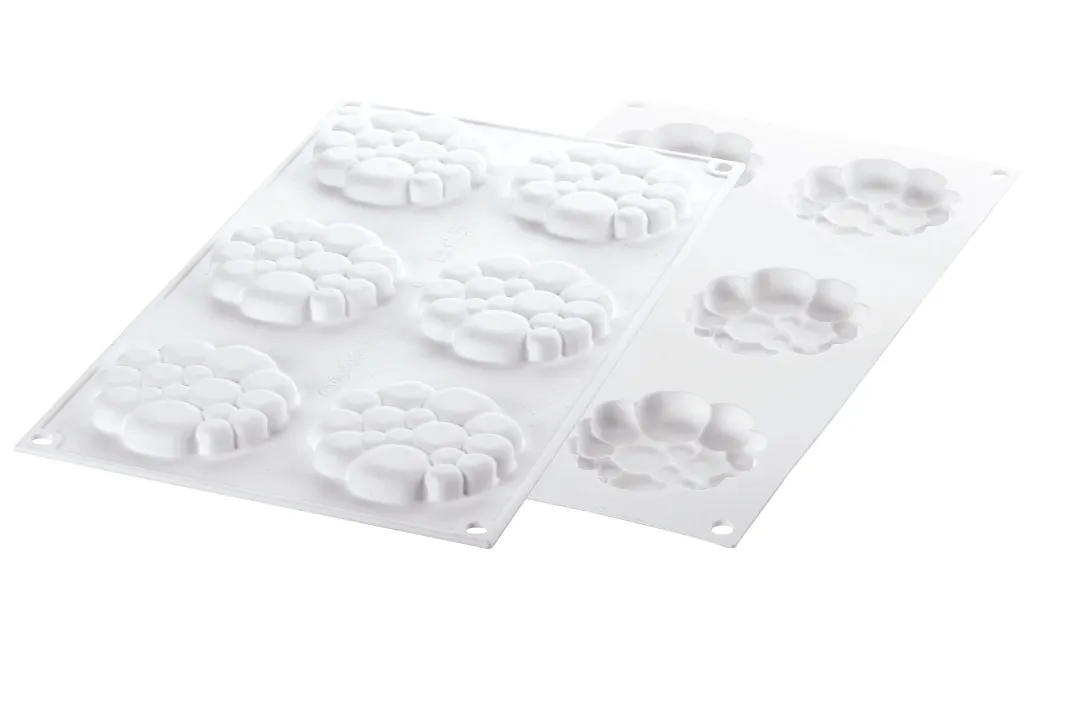 Louis Tellier PARADIS37 Silicone Mold, 2.75" Dia x 0.43" H, Dishwasher Safe, Hand Tool for Plating