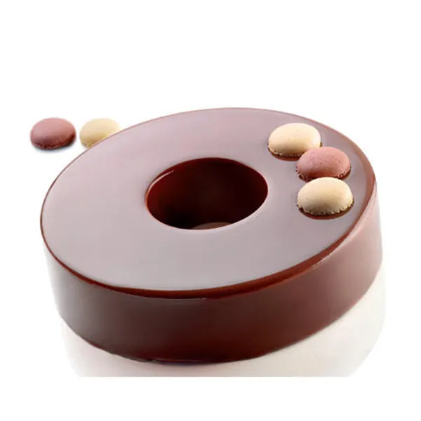 Louis Tellier SATURN - Silikomart TortaFlex Mold, 40.57 oz, White, -76°F to +446°F Freezer/Blast Proof