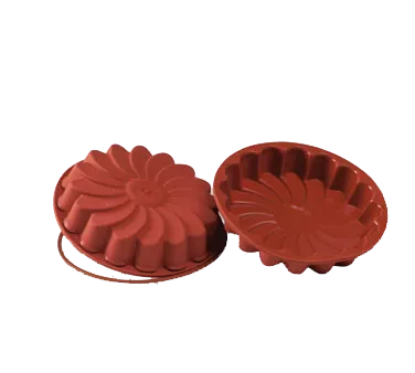 Louis Tellier SFT220 Silicone Mold, 8‑2/3" Dia x 1‑3/4" H, Pure Food‑Grade Non‑Toxic Non‑Stick Coated