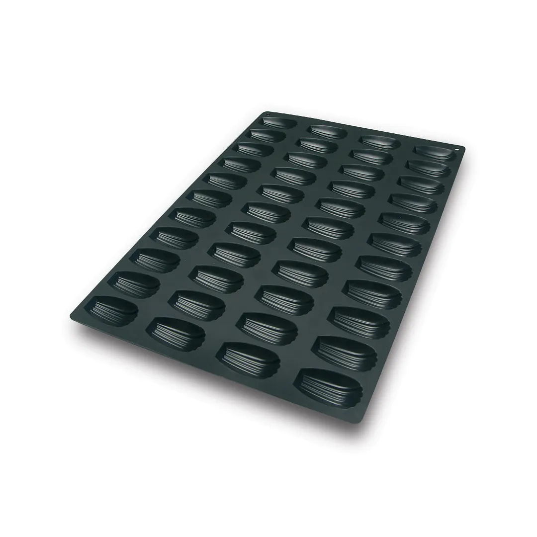 Louis Tellier SQ005 Silikomart Madeleine Mold 44‑Piece Flex Pan Micro Freezer Fan‑Oven Dish‑Safe Italy