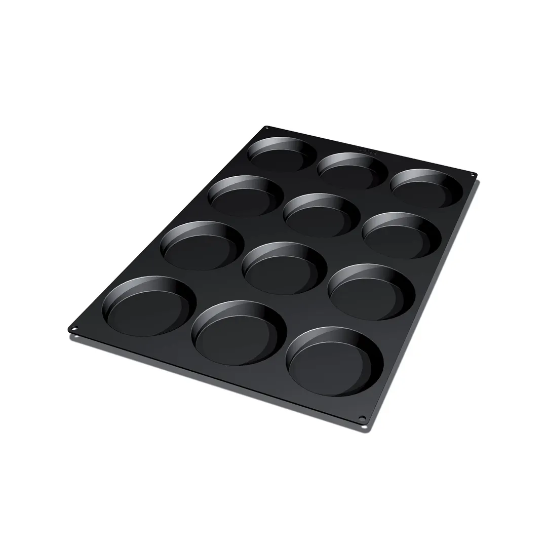 Louis Tellier SQ029 - 12‑Section Disco Flexible Silicone Mold, Microwave, Freezer & Oven Safe, Italy