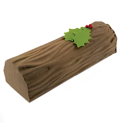Louis Tellier WOOD01 - Black Silicone Baking Mold, 9.7" x 3.5" x 2.7" (44 oz) Wood Imprint