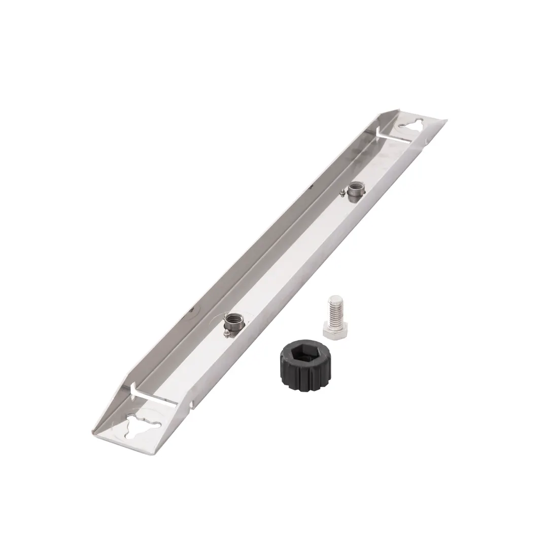 Perlick 1039805-R Flex Mount Leg Relocation Kit, Includes Rail, Bolt and Tightening Knob