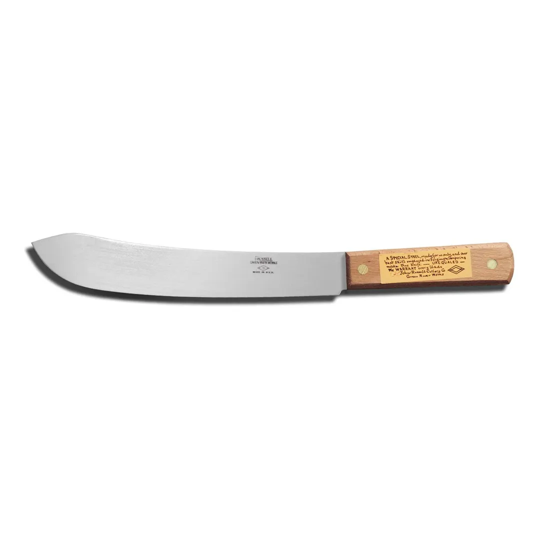 Dexter 012-12BU Butcher Knife, 12" Stamped Blade, High-Carbon Steel, Beech Wood Handle