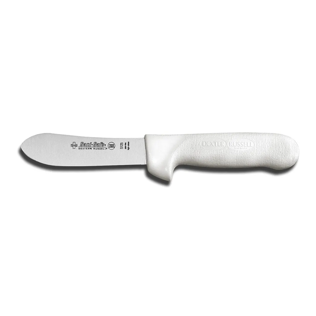 Dexter 10193 Sani-Safe Sliming Knife, 4-1/2" Steel Blade, Polypropylene Handle, NSF