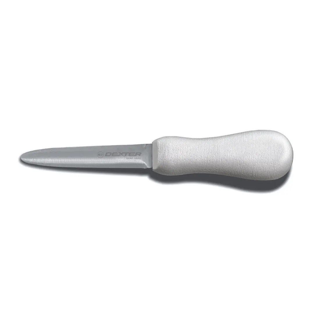 Dexter 10873 Sani‑Safe Oyster/Clam Knife, 4" Galveston Blade, Polypropylene Handle, NSF