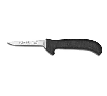Dexter 11203B Boning Knife 3‑3/4" Drop‑Point, Stainless Steel Blade, Black Polypropylene Handle