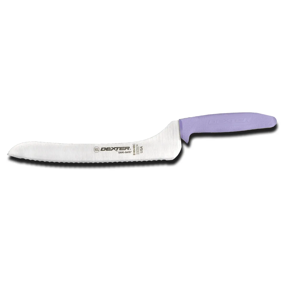 Dexter 13583P - 9" Sani‑Safe Sandwich Knife, Stainless Steel Blade, Purple PP Handle