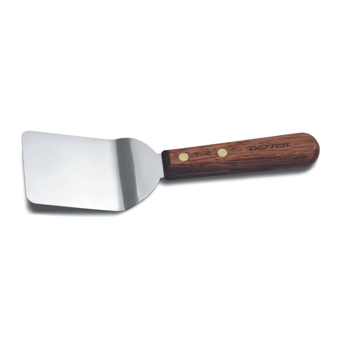Dexter 16201 Mini Turner And Server, 2.5" Offset Blade, Rosewood Handle, Solid Stainless Steel