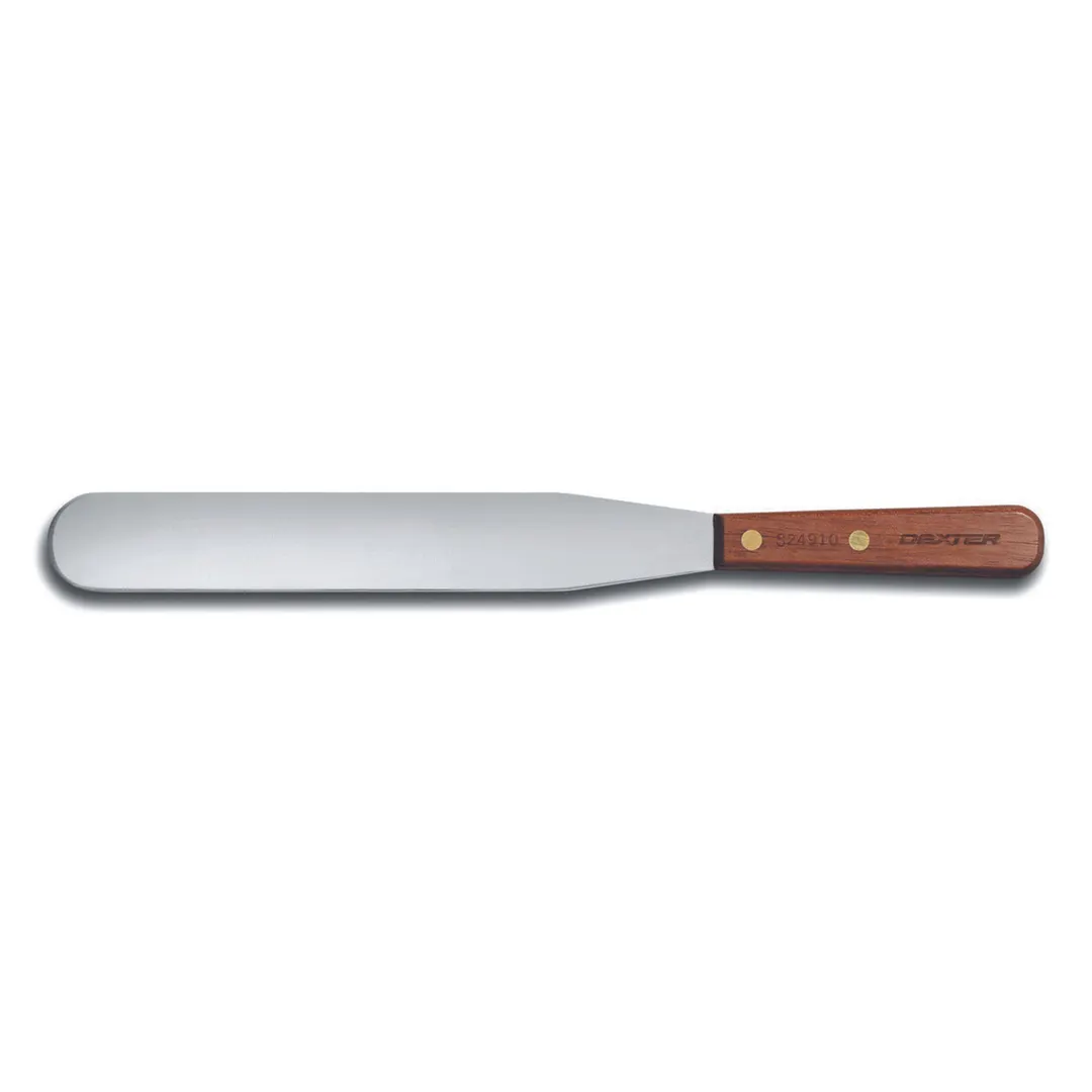 Dexter 17220 Baker's Spatula, 10" Stainless Steel Blade, Rosewood Handle, Brown, Utensil