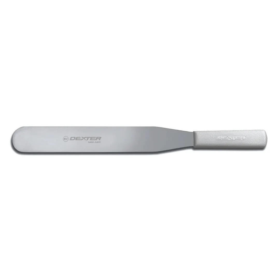 Dexter 17463 Sani‑Safe Baker’s Spatula, 12" Stainless Steel Blade, White PP Handle, NSF