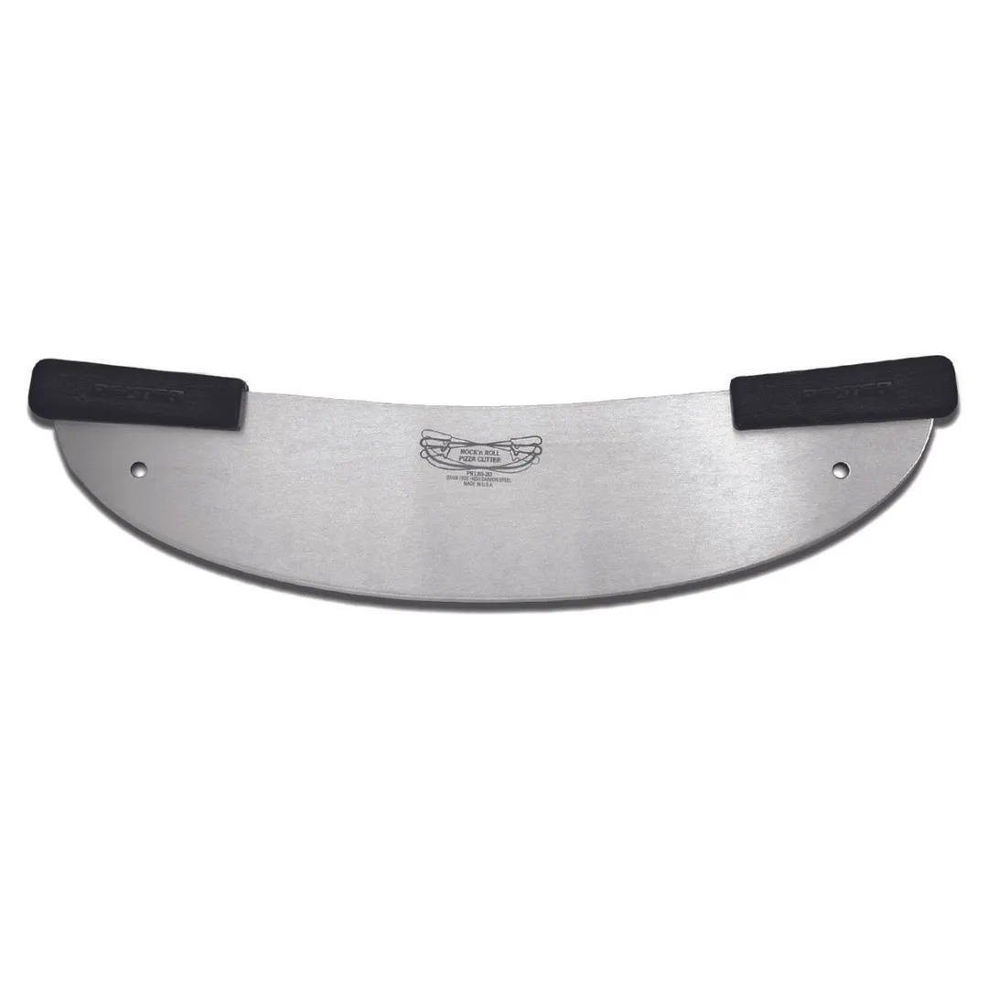 Dexter 18053 Rock ’N Roll Pizza Rocker, 20" Black Steel Blade, Polypropylene Handle, Sani‑Safe