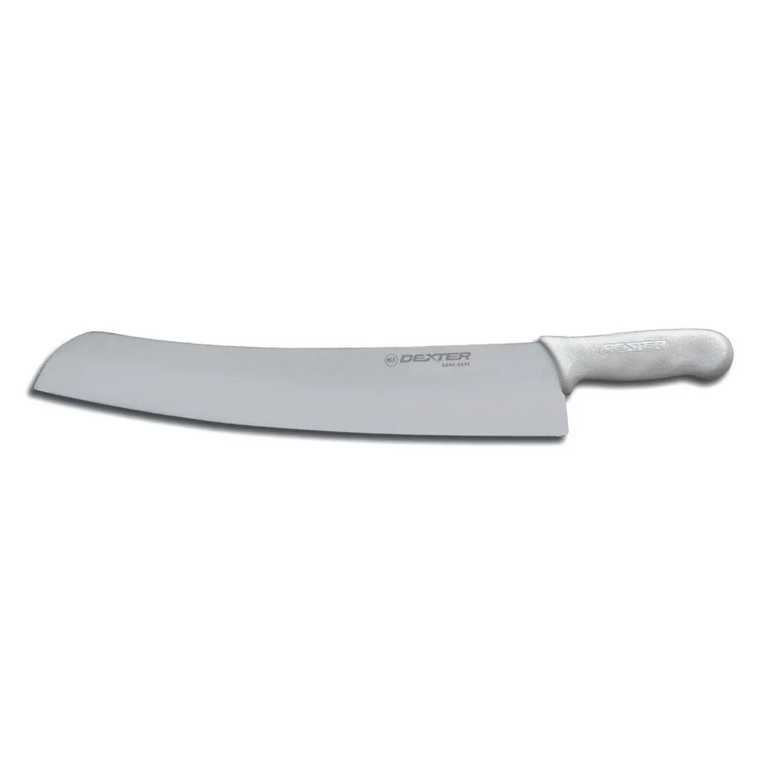 Dexter 18073 Sani-Safe 18" Rocking Pizza Cutter, Stainless Steel Blade, White Handle, NSF