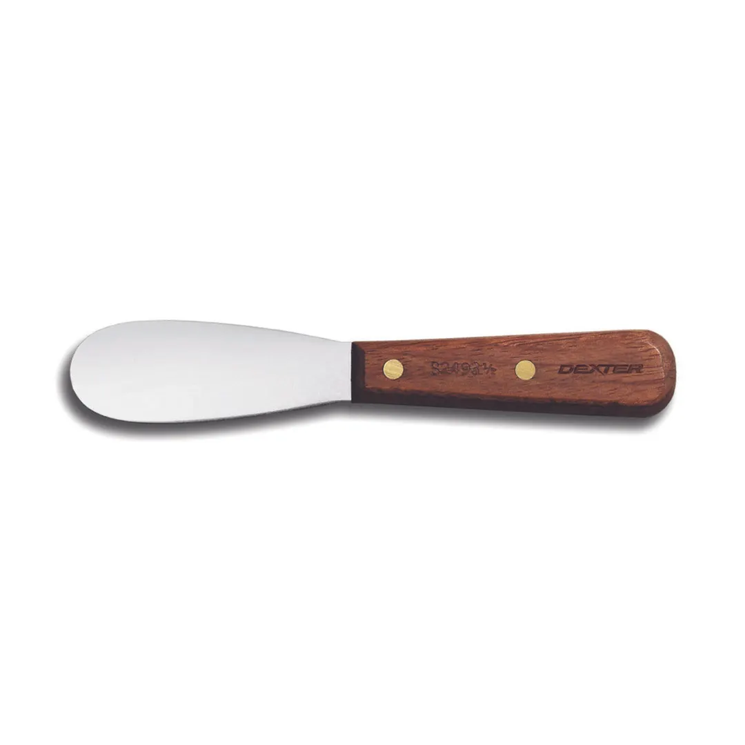 Dexter 18100 Sandwich Spreader, 3.5" Stainless Steel Blade, Rosewood Wood Handle, 3"-5" Blade Length