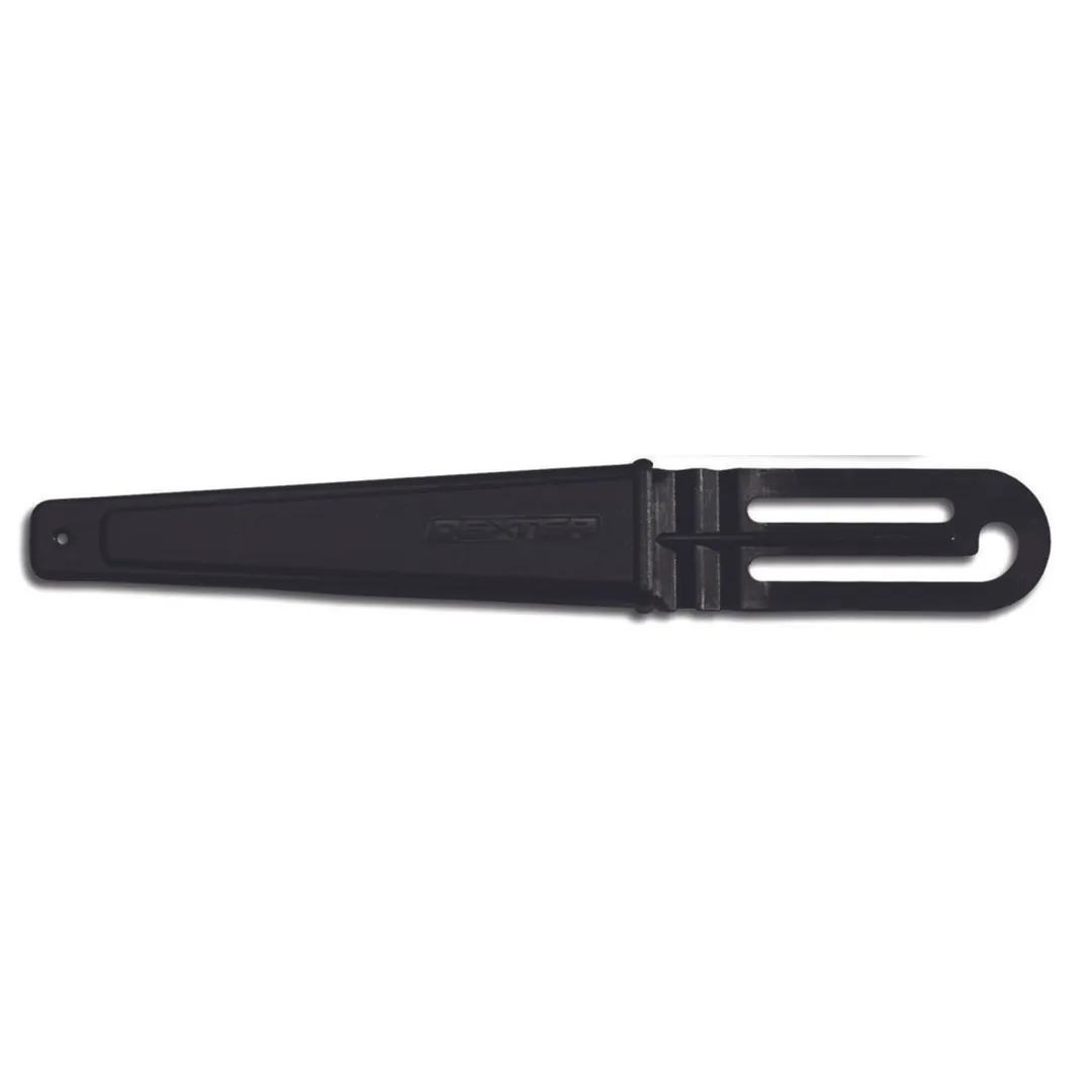 Dexter 20490 Belt Sheath Knife Guard, 4" Utility Blade Cover, Black, Belt Attach, Made in USA