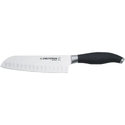 Dexter 30402 iCut-PRO Santoku Knife, 7" Duo‑Edge Forged Blade, Santoprene Handle, NSF