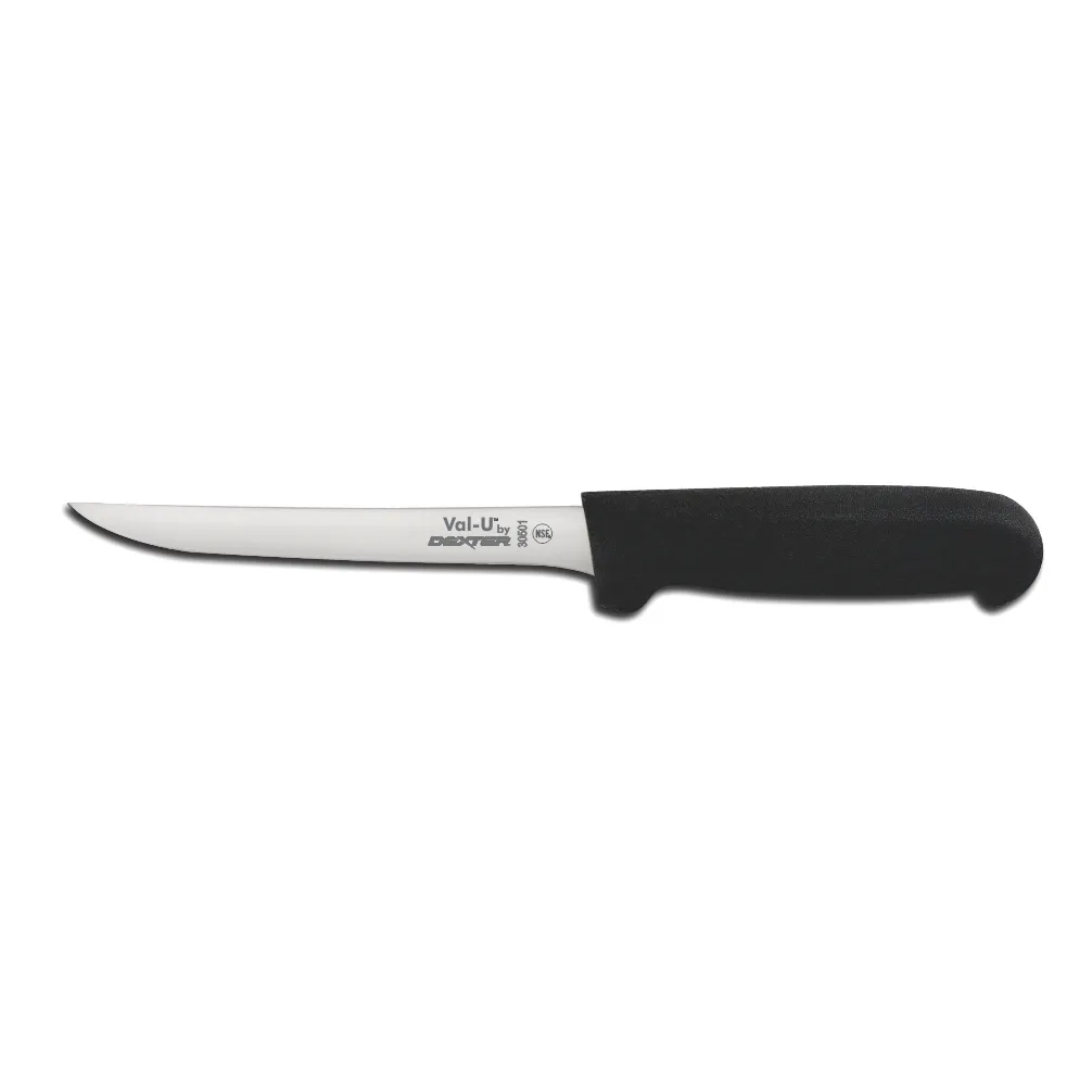 Dexter 30501 - Val-U Boning Knife, 6" Blade, DEXSTEEL Steel, Handle with Guard, NSF