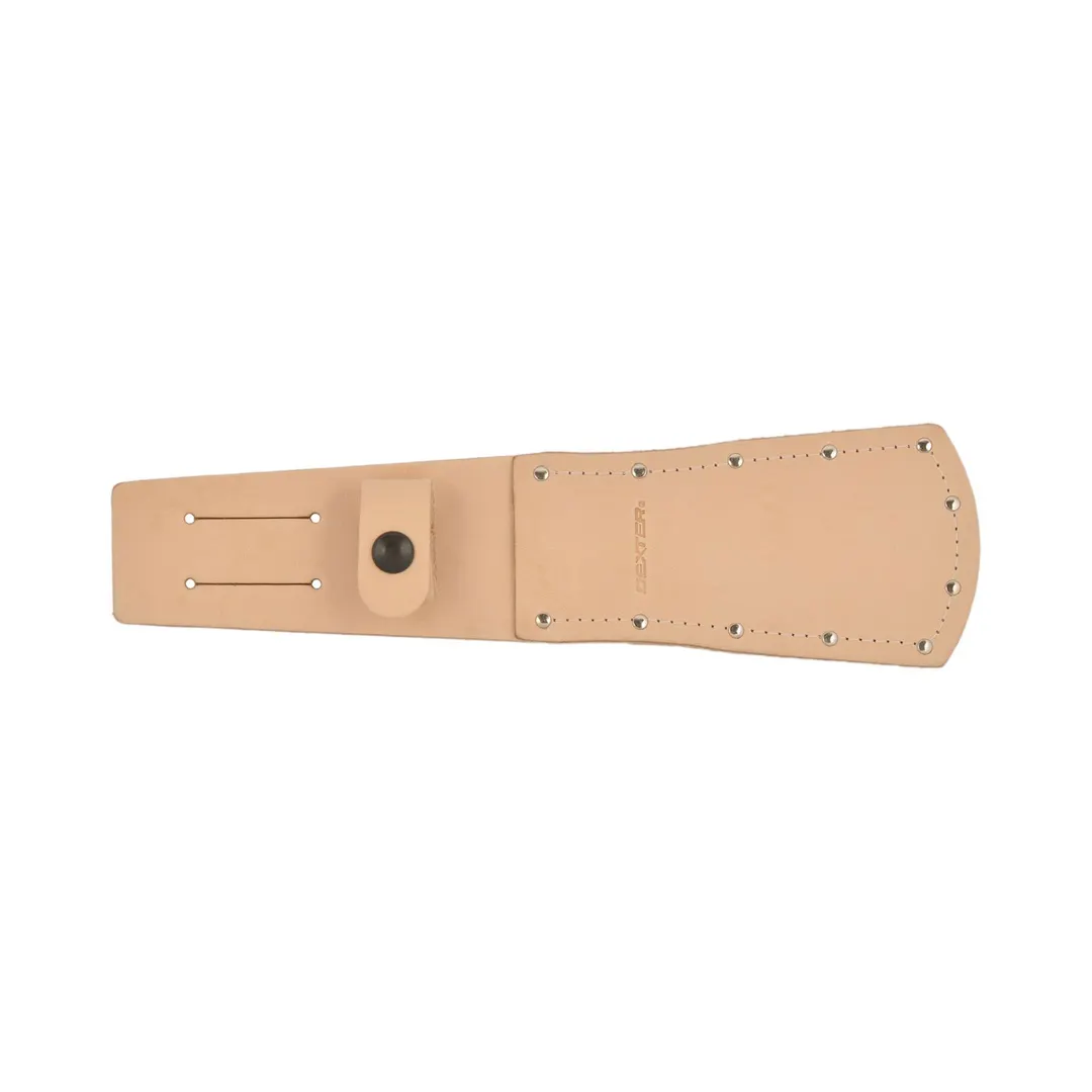Dexter #4 Traditional Leather Knife Sheath, Skinning Knife Guard, Full-Grain Leather, Brown