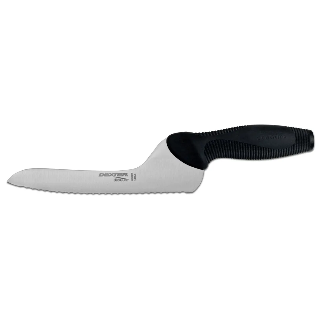 Dexter 40023 - DuoGlide Bread Slicer Knife, 7½" Blade, Black Handle, DEXSTEEL, NSF, USA