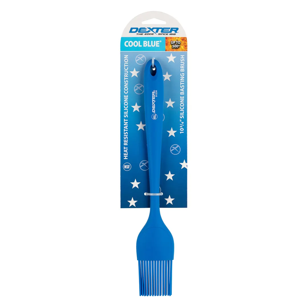 Dexter 91534 - 10-3/4" Basting Brush, 10" Silicone Handle, 500°F Heat‑Resistant, Dishwasher Safe