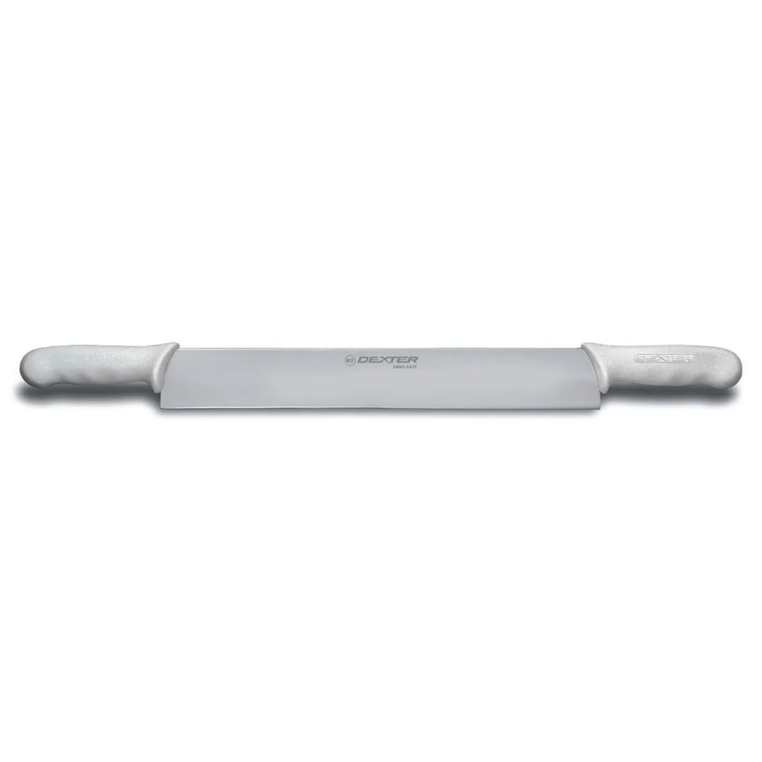 Dexter 9223 Sani‑Safe Cheese Knife, 14" Blade, High‑Carbon Steel, White Plastic Handle, NSF, USA