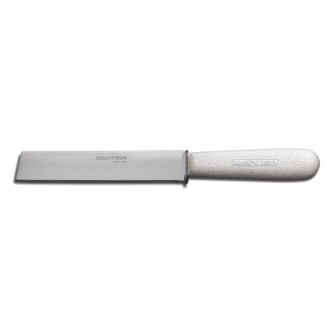 Dexter 9453 Produce Knife – 5" HC Steel Blade, White PP Handle with Guard, Stain‑Free, Made in USA