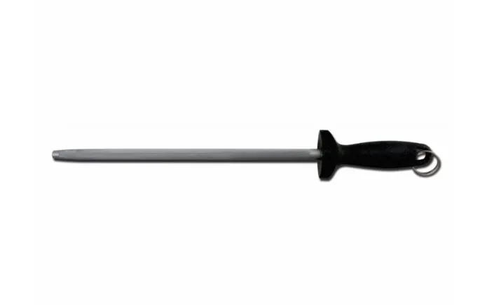 Dexter TM-12 12" Sharpening Steel, High-Carbon Blade, Plastic Handle, NSF Cutlery