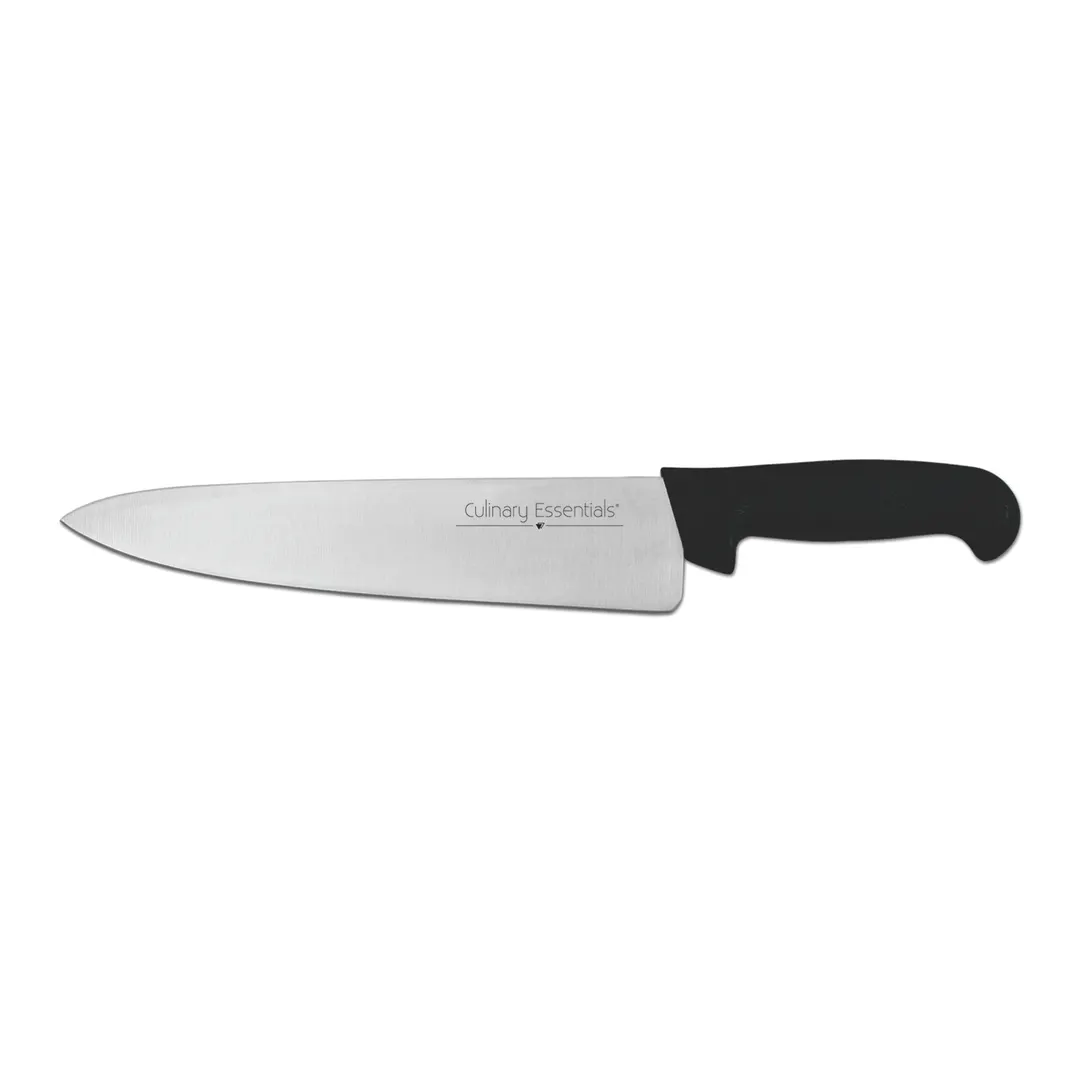 Dexter TM10 Chef Knife - 10" Stainless Steel Blade, Black Plastic Handle, NSF - 10"-11"