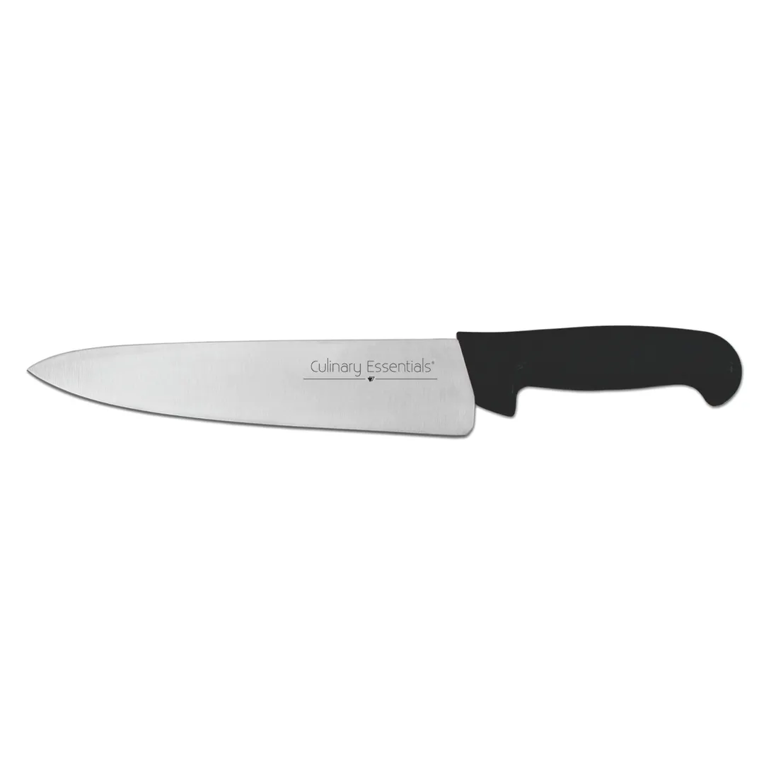 Dexter TM8 Knife – 8" Blade, High‑Carbon Steel, Black Plastic Handle, Slip‑Resistant, NSF