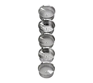 Louis Tellier X5040 Food Mill Grid, 4 mm Aperture, Stainless Steel Build, Fits X5 Model