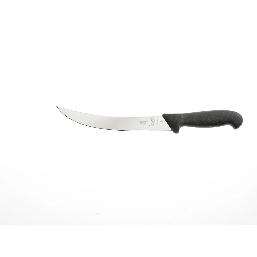 Mercer M13713 BPX Knife 8" Stamped Black Plastic Handle Carbon Blade Ice‑Hardened Steel Nylon NSF