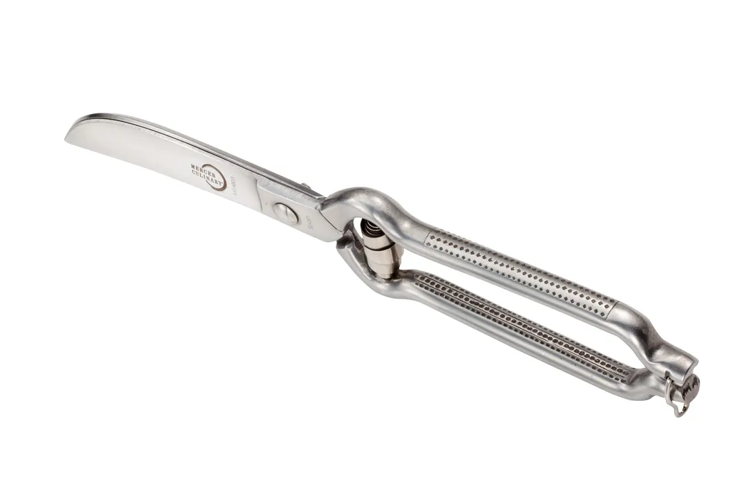 Mercer M14803 Poultry Shears, 9-1/2" Length, Safety Lock, Stainless Steel Blade And Handles