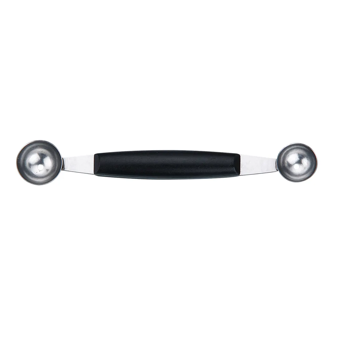 Mercer M15100P Melon Baller – Double 7/8" & 1" Scoop, High‑Carbon Steel, Slip‑Resistant Nylon Handle