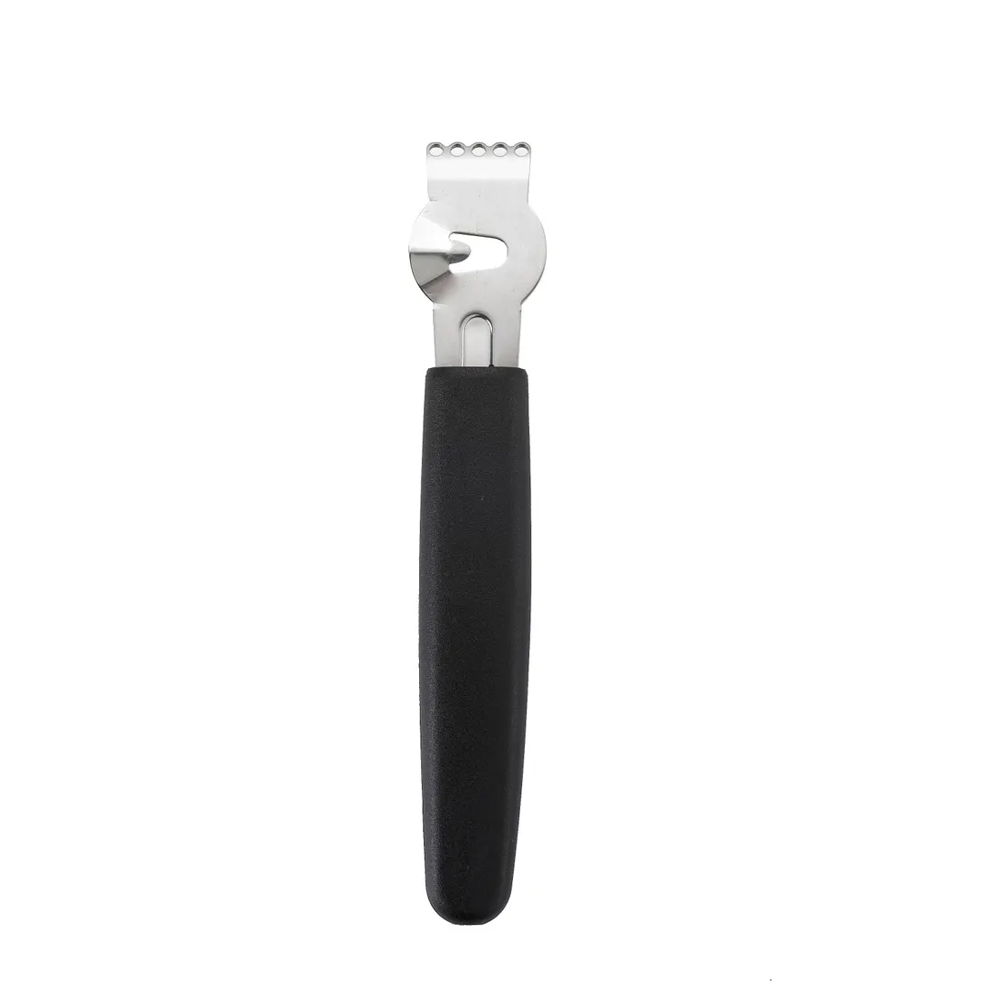 Mercer M15450P Citrus Zester/Channel Knife, 5.75" Japanese Steel Blade, Nylon Handle, Color Card