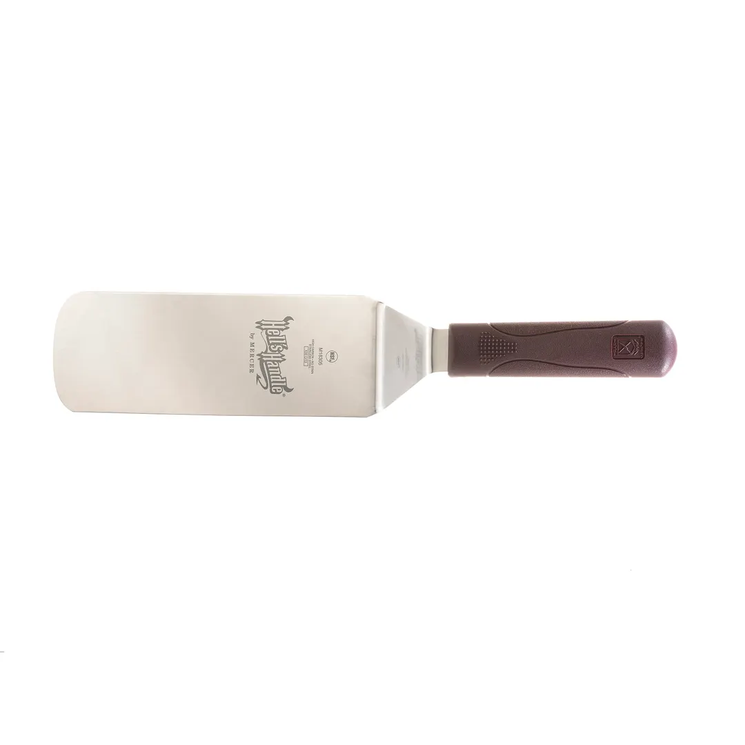 Mercer M18305 Hell’s Handle Turner, 14‑¾" Length, 8"×3" Blade, 450°F Heat‑Resistant, Handle, NSF