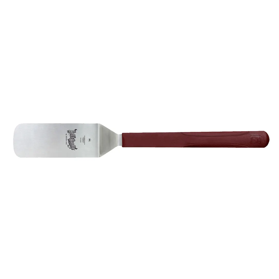 Mercer M18330 Hell’s Handle Turner, 8" x 3" Blade, 22", Dual‑Textured Handle, 450°F, Steel, NSF