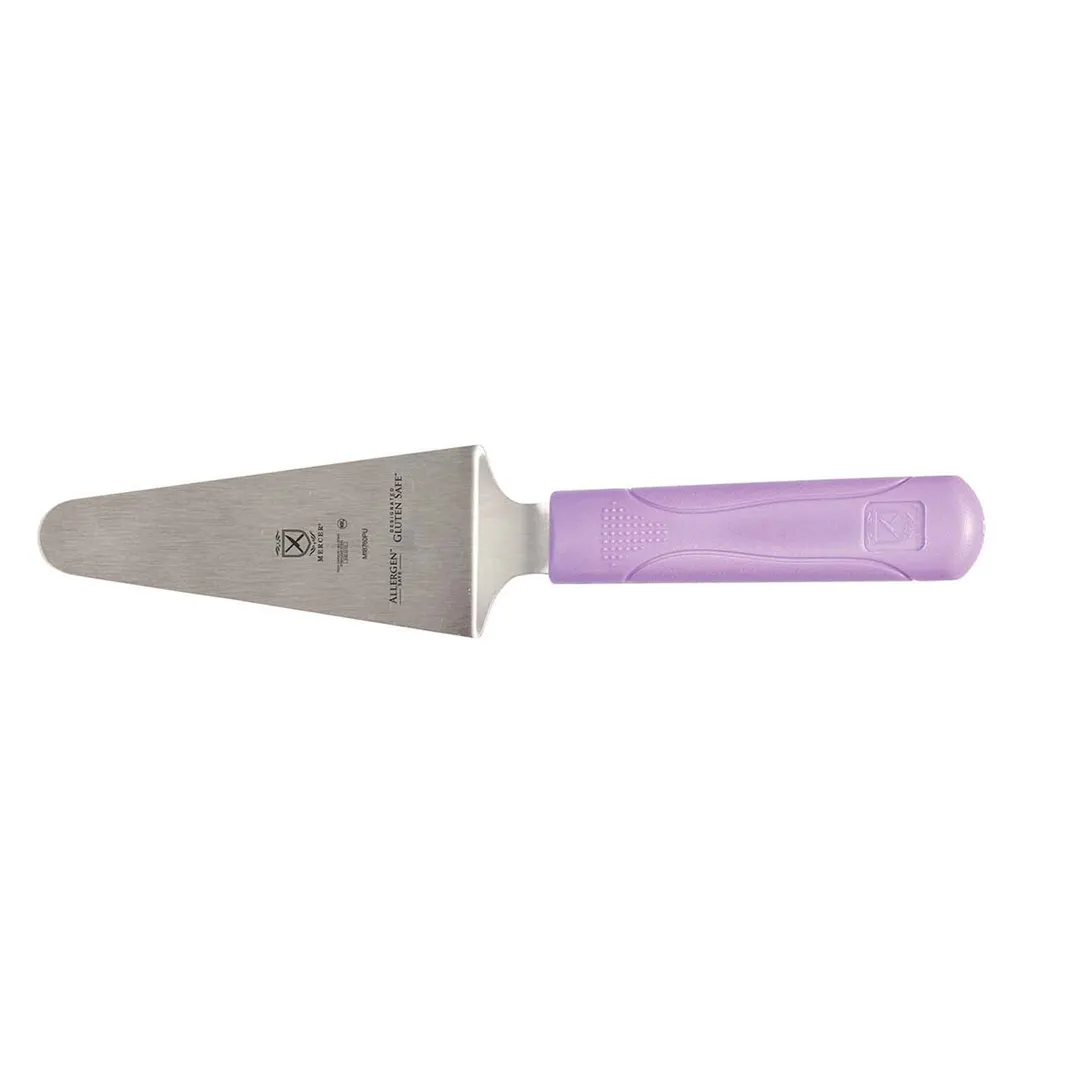 Mercer M18760PU Millennia Pie Server, 5" x 2" Steel Blade, 10.5" Length, Purple Handle, NSF