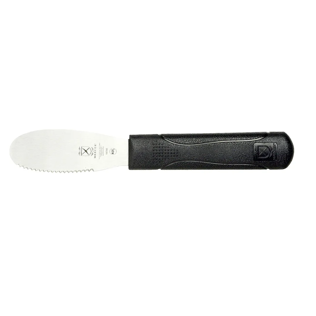 Mercer M18780 Millennia Sandwich Spreader, 3.5" Wavy Blade, 8.5" Length, Stainless Steel Handle NSF