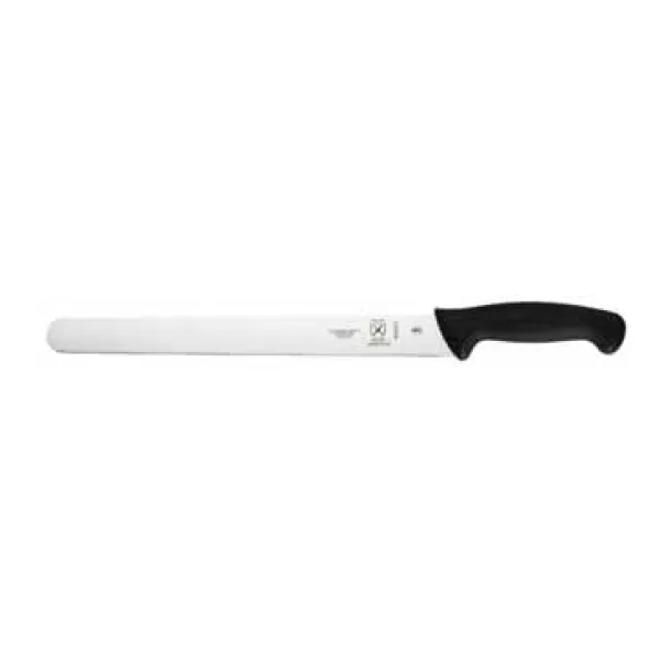 Mercer M23870 12" Stamped Slicer Knife, Jpn Steel Blade, Non‑Slip Handle with Finger Guard, NSF