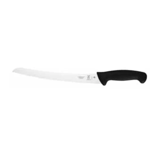 Mercer M23880 Bread Knife, 10" Stamped High‑Carbon Steel Blade, Black Plastic Handle, NSF