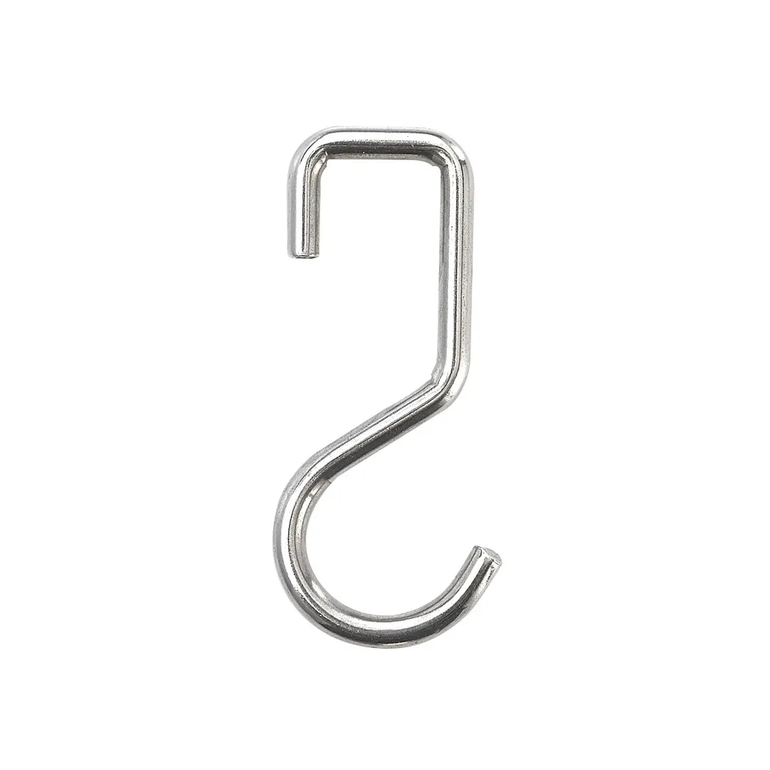 Mercer M30742 Stainless Steel S-Hook for Two-Bar Magnetic Bars