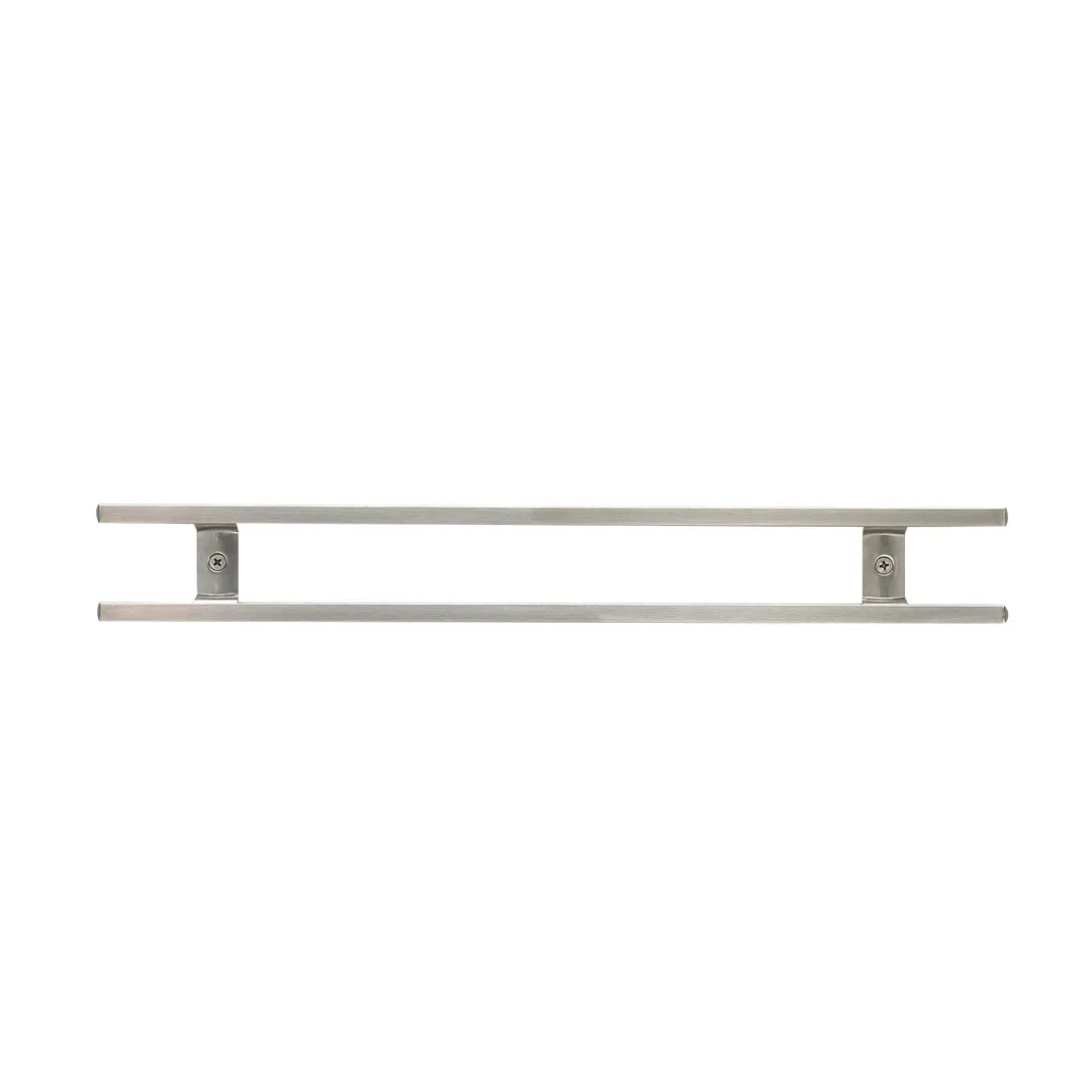 Mercer M30751 Magnetic Knife Holder – 18" Bars (2), Stainless Steel Satin, Includes Six Hooks