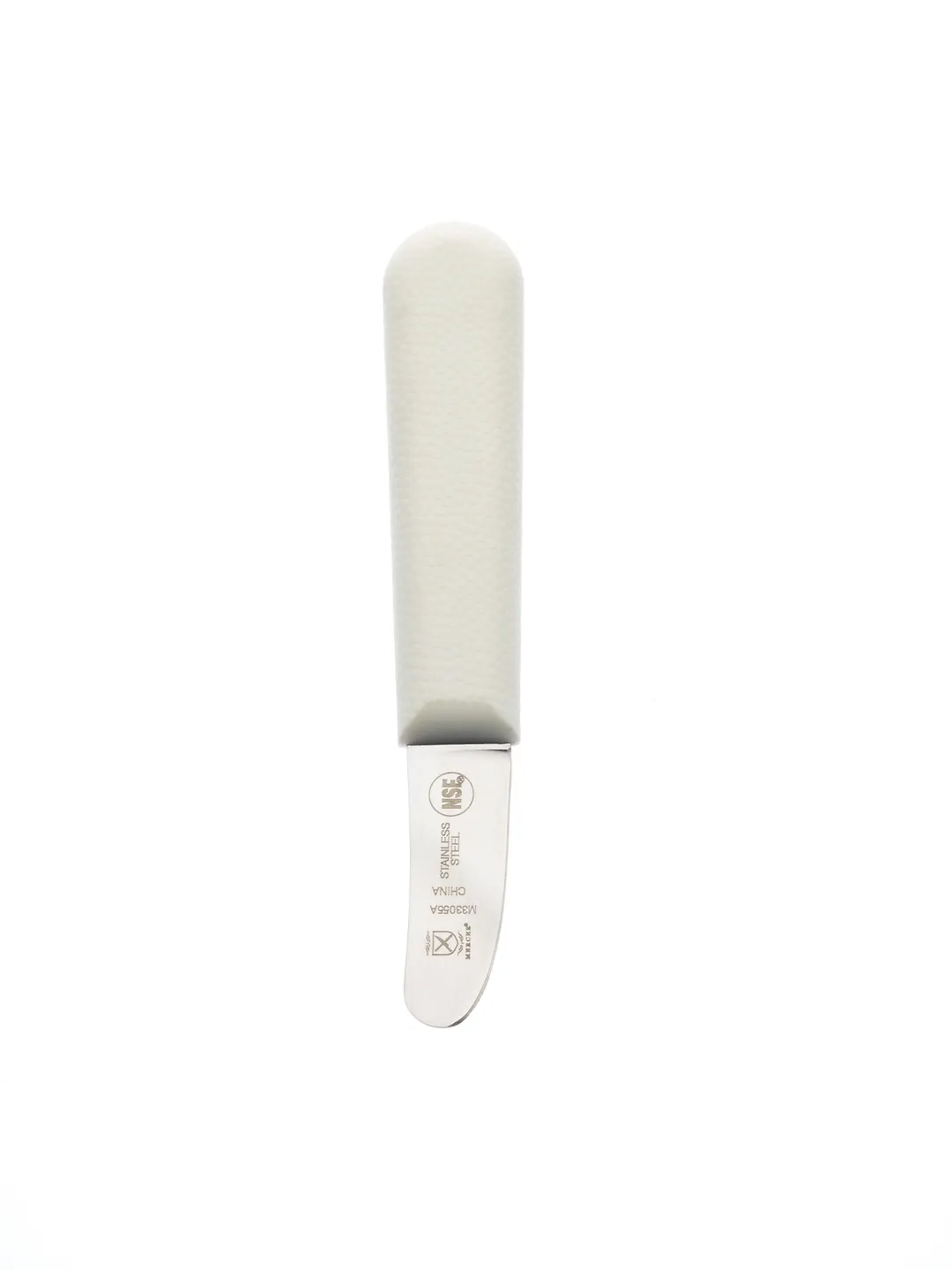 Mercer M33055A White Clam & Oyster Knife, 2" Blade, High‑Carbon Steel, Polypropylene Handle, NSF