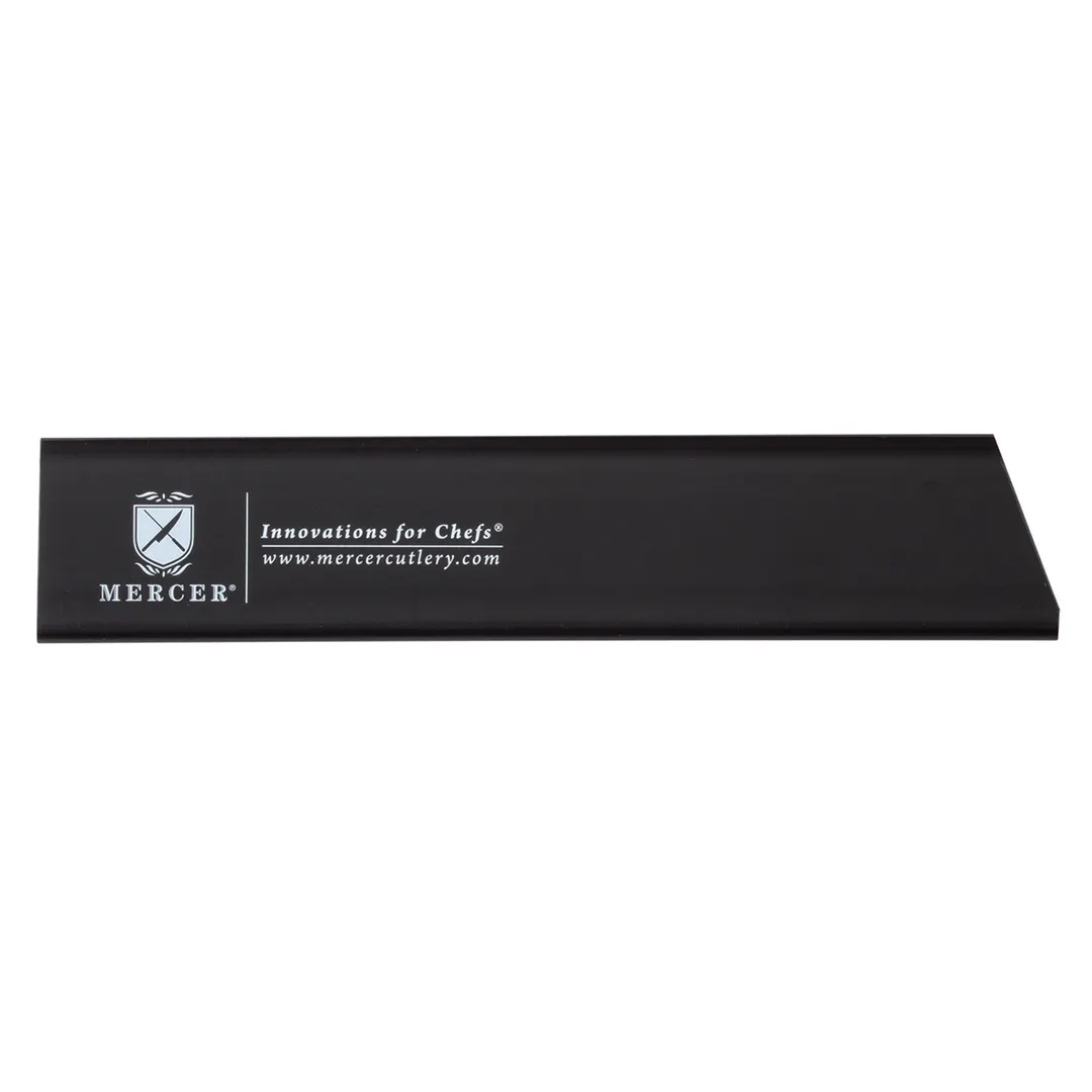 Mercer M33112P Knife Guard – 10" x 2" Polypropylene Cover Black Fits 8.3"‑10" Bread Gyuto Knives