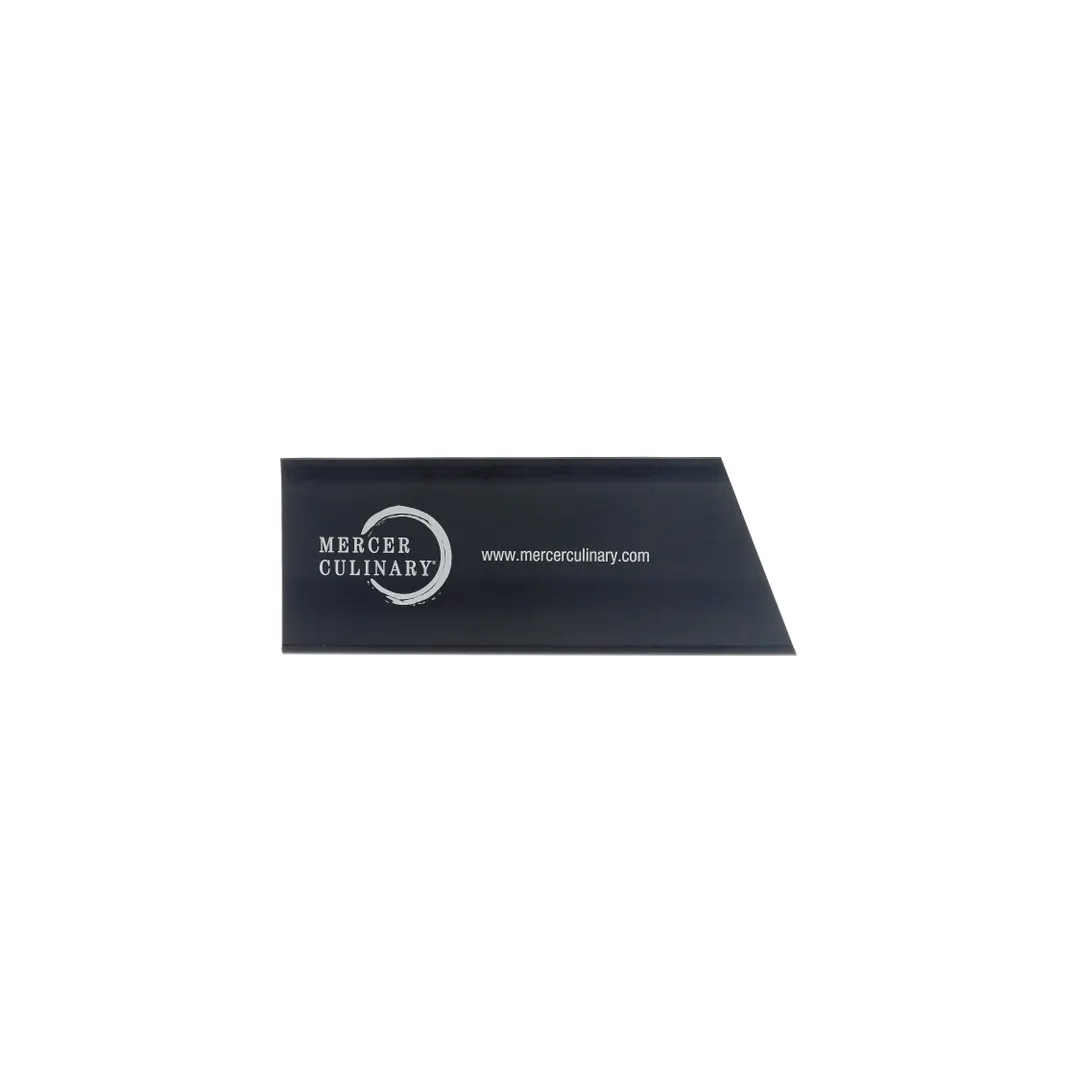 Mercer M33123P Knife Guard – 6.5" x 2.5" Polypropylene Cover, Black, Fits 5"-6" Boning/Deba Knives
