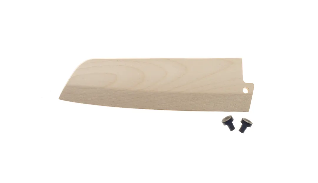 Mercer M33133BIR Wood Knife Guard, 7" Nakiri Blade Cover MX3, Renaissance, Genesis – With Two Pins