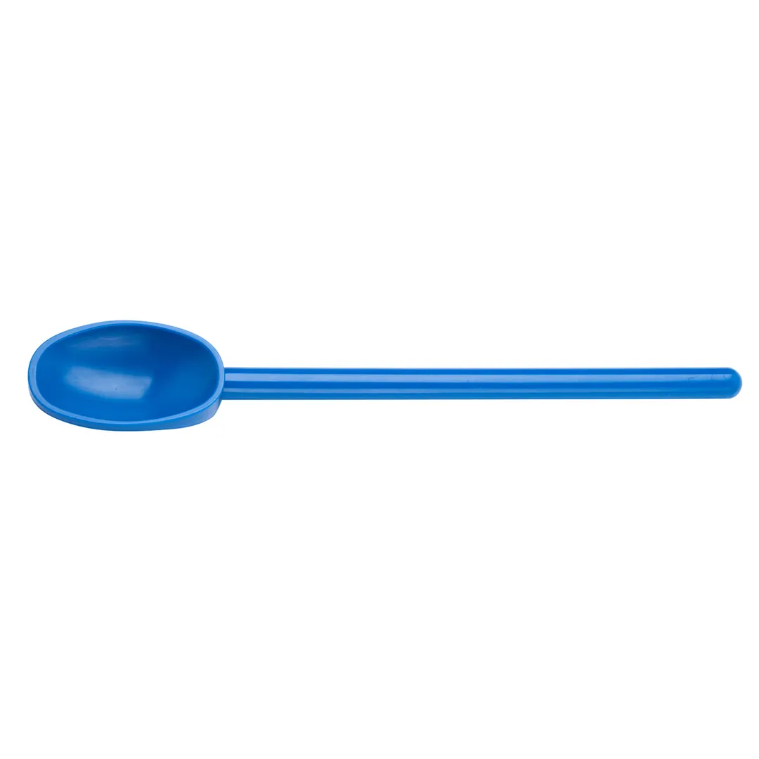 Mercer M33182BL Hell's Tools Mixing Spoon, 11-7/8" Serving Spoon, Insulated Blue Nylon, 430°F NSF