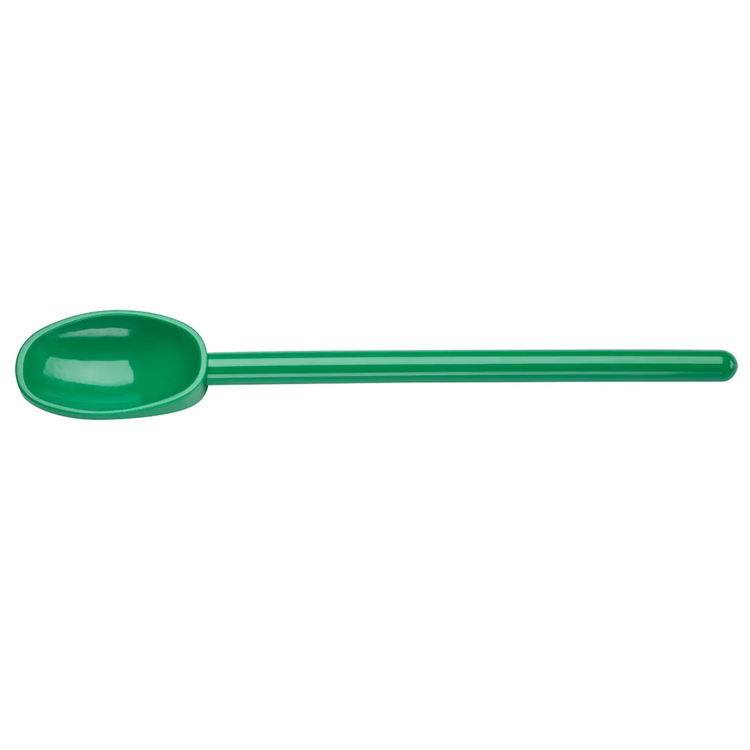 Mercer M33182GR Hell's Tools Mixing Spoon, 11-7/8" Green Nylon Insulated, 430°F, NSF