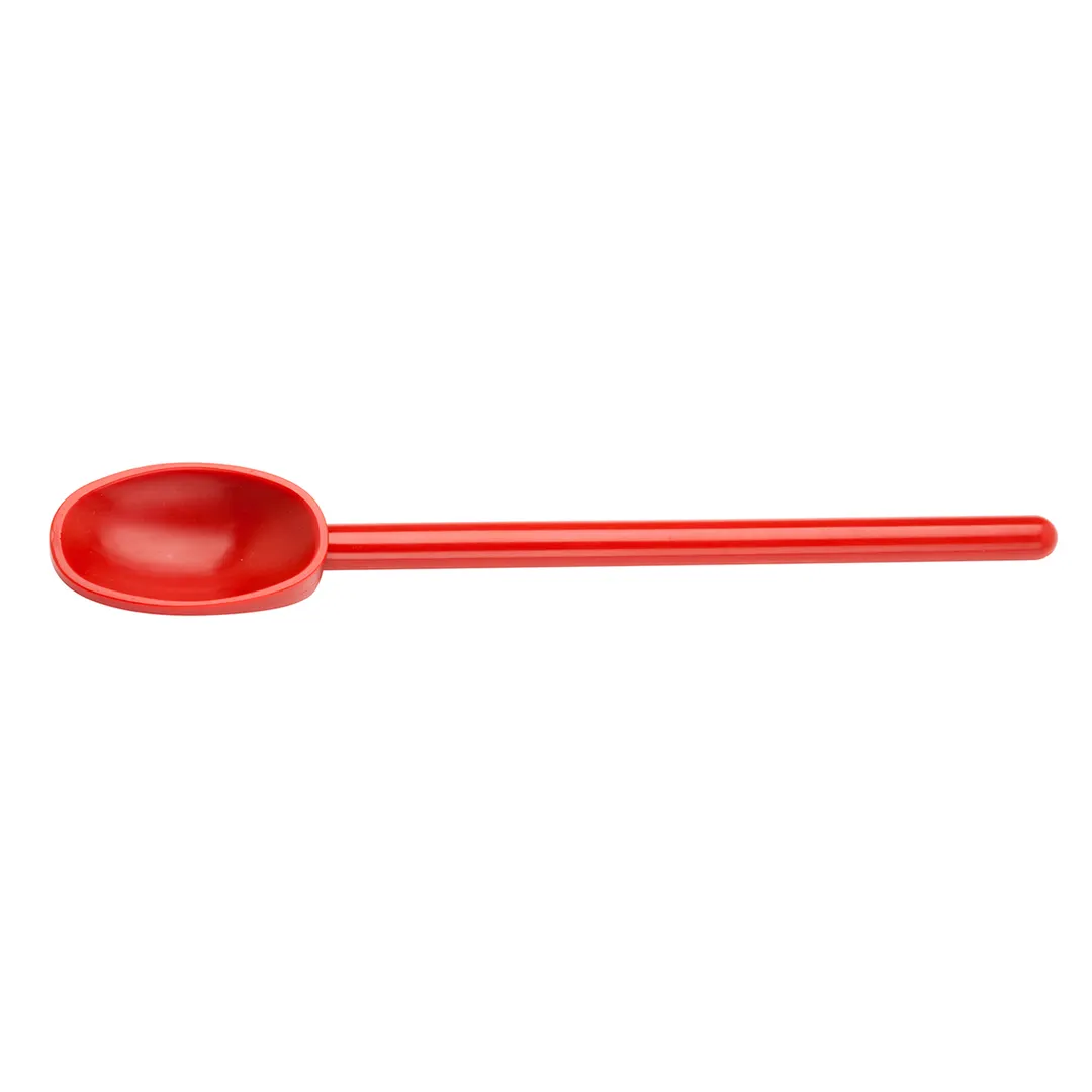 Mercer M33182RD Hell’s Tools Mixing Spoon, 11.9" Red Nylon, 430°F High‑Temp, NSF