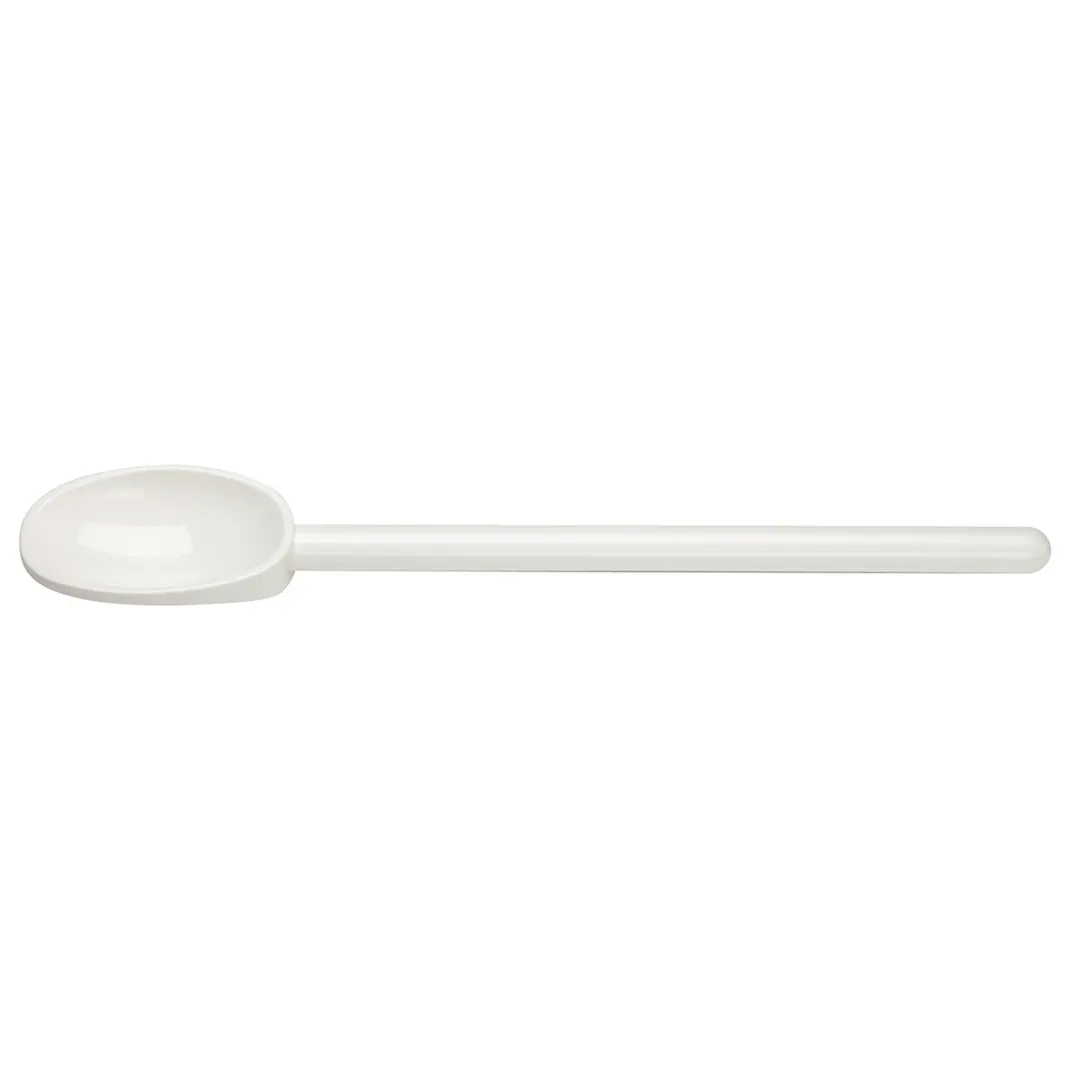 Mercer M33182WH - Mixing Spoon, 11-7/8" White Nylon, Insulated, 430°F Impact‑Resistant, NSF